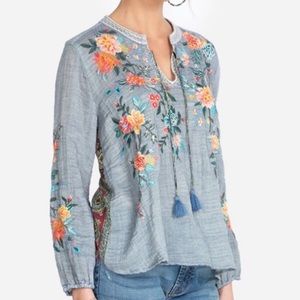 Johnny Was Norah Effortless Peasant Blouse